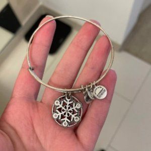 Alex and Ani 2015 Snowflake Charm Bangle